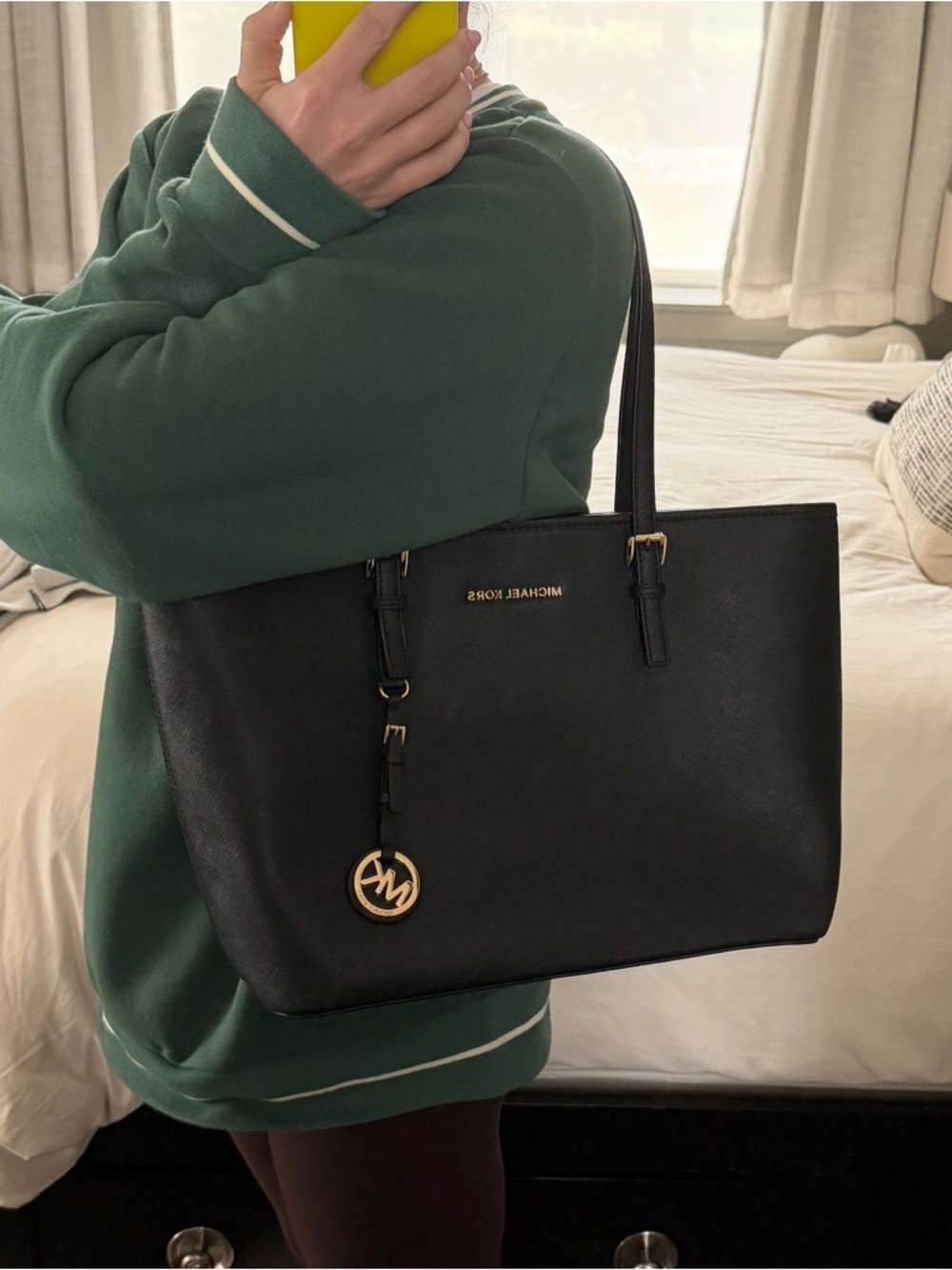 Michael Kors Quinn Large East West Top Zip Tote Bag - Picture 14 of 14